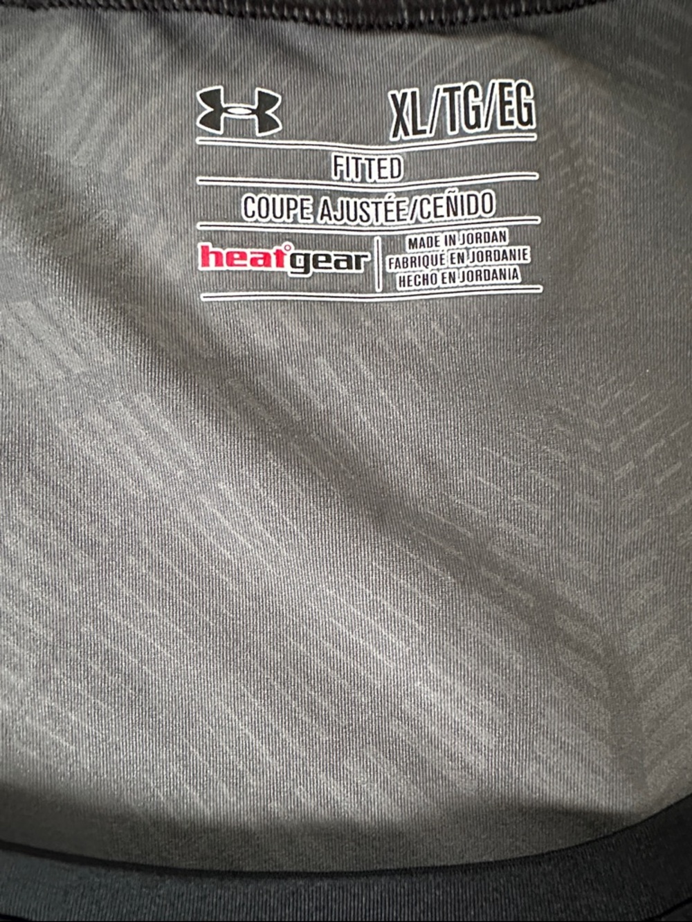 Under Armour Men’s Black and Gray Performance Tank - Picture 2 of 4